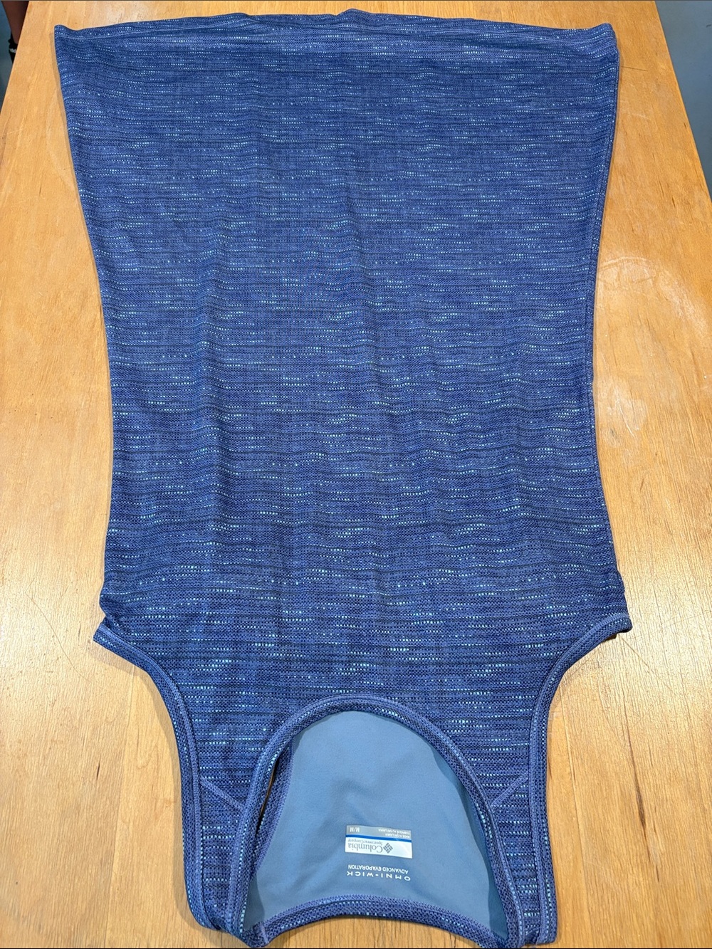 Columbia ~ Aqua Blue & Periwinkle Halter Athletic Sleeveless Dress